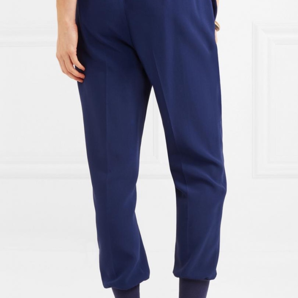 STELLA MCCARTNEY Julia elasticated-cuff cady trousers - Picture 4 of 4